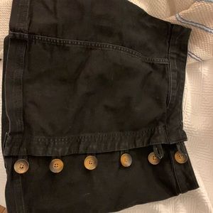 Free People Button Skirt